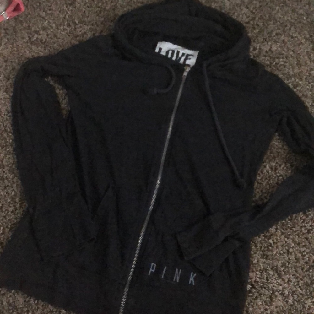 🖤4 for 25 Thin grey vs pink zip up